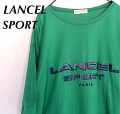ビンテージ　LANCELランセル　メンズ半袖　90s'〜刺繍tシャツ