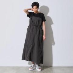 オペークドットクリップワーク風ドッキングワンピース Aimeine anuans