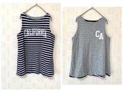 Championチャンピオン リバーシブルタンクトップ　ノースリーブTシャツM紺