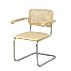 6johan シルバーフレームラタンチェア ラタンチェア ラタン家具 北欧 おしゃれ ラタン椅子