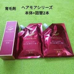 【ヘアモアシリーズ】 薬用ヘアローション詰め替えパック 2袋 ヘアモア薬用育毛剤 スカルプケアエッセンス 本体＋ 詰め替え 2