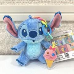 リロ&ステッチ超BIGぬいぐるみ&カラフルアイス アクリルチャーム付きマスコット スティッチ カラフルアイスアクリルチャーム付きマスコット