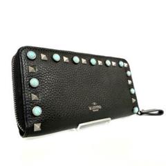 極美品　ヴァレンティノ ガラヴァーニ ラウンドファスナー　長財布　スタッズ