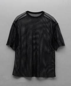 MAISON SPECIAL Tシャツ メッシュ プライムオーバー ブラック