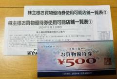 ヤマダホールディングス お買物優待券 ¥500のサムネイル