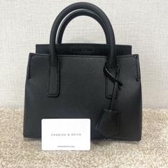 完売品 未使用 CHARLES & KEITH ブラックショルダーバッグ CHARLES ＆ KEITH 「CHARLES & KEITH」 ショルダーバッグ S