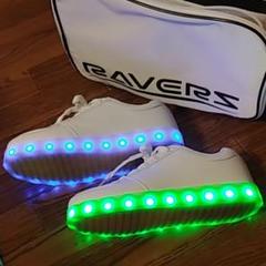 値下げ USB充電ネオンスニーカー
