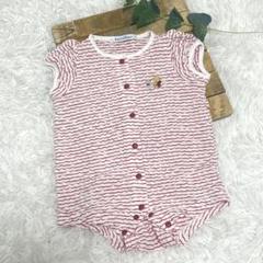 【現行品】familiar*60cm*半袖ロンパース*ファミリア