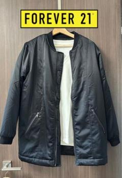 【未使用】Forever21 MA-1 ミドルコート 黒　Mサイズのサムネイル