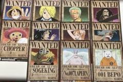 レトロ ワンピース WANTEDポスター　9枚セット レトロ ワンピース WANTEDポスター 9枚セット