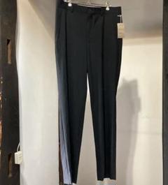 試着のみ　24SS コムデギャルソンオムプリュス スリムテーパードパンツ 黒 L 試着のみ 24SS コムデギャルソンオムプリュス スリムテーパード