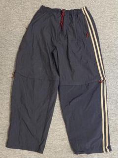 【期間限定】 00s 極太　ナイロンパンツ　XL　y2k　テック　ギミック