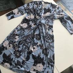 レオナールスポーツ カットソー 大きいサイズ 2XL 44 トリム 総柄 大きいサイズ44/2XL✨レオナール 花柄 トップス カットソー