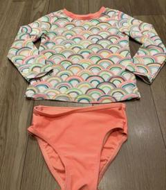 GAP セパレート水着 女の子用 長袖　ラッシュガード