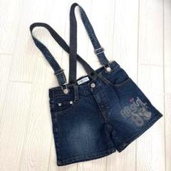 ANGDL BLUE エンジェルブルー サスペンダー付きショートパンツ 130