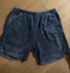 まさ supremeパイル生地ハーフパンツ パイル ネイビー Lサイズ まさ 様専用supremeパイル生地ハーフパンツ パイル ネイビー L