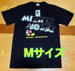 新品未使用　Mサイズ ディズニー　ミッキーマウス　ペイント　Tシャツ