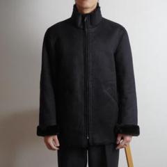 Mossimo 裏地ファームートンジャケット コート ブラック/QW67
