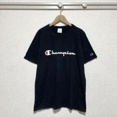 【美品】Champion(チャンピオン)ロゴTシャツ Lサイズ 英文字 ゆったり