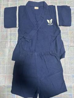 petit main 甚平 90cm ネイビー　新品　プティマイン