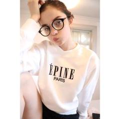 ÉPINE PARIS big sweat navyネイビー　エピヌ　スウェット é fluffy sweat navy | épine
