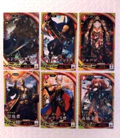 英傑大戦　新弾　緋　ER SR 全六枚