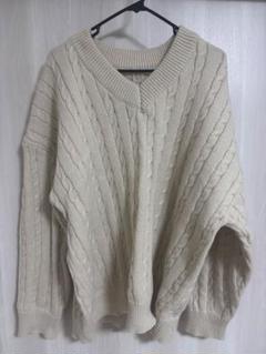 2plan】Little V-neck Cable Knit - メルカリ