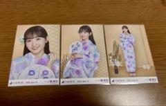乃木坂46 生写真 浴衣 2025 3種コンプ 一ノ瀬美空 - メルカリ