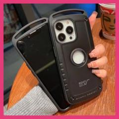 黒　スマホハード　衝撃　保護　メンズ　ゴツめ　グリーン　ブラック　カバーシンプル