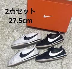 【最終値下げ】ナイキ　コルテッツ　レザー　白黒　27.5㎝ 最終値下げ】ナイキ コルテッツ レザー 白黒 27.5㎝ - メルカリ