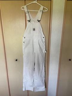 Carhartt カーハート　古着　オーバーオール　30×34 ヴィンテージ　白