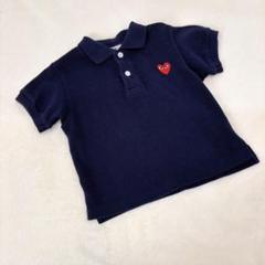 【希少】プレイ・コムデギャルソン ポロシャツ サイズM　 ネイビー PLAY COMME des GARCONS プレイ コム デ ギャルソン ポロシャツ