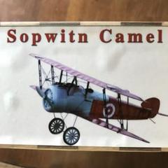 【安心発送】 Sopwith レア❗️】 Camel 木箱入り ラジコン飛行機キット 航空機・ヘリコプター