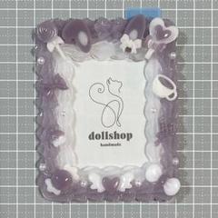 トレカケース ホイップデコ うさ耳 うさぎ パープル