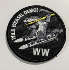 f-16 デモチーム 尾翼ワッペンセット