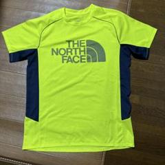 ノースフェイス半袖TシャツSサイズ イエロー×ネイビーNT11797中古美品