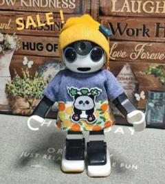 ロボホン服と帽子　トロピカルプリントパンダ
