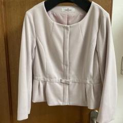 新品タグ付き ギャラリービスコンティ ノーカラージャケット ブラウン ...