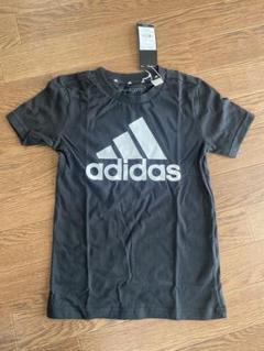 adidas ブラック/ホワイト Tシャツ 130