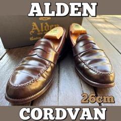 ☆コードバン☆オールデン/ペニーローファー/ALDEN/8/26/コイン/バーガのサムネイル