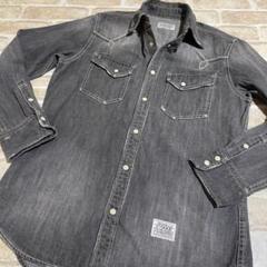 希少✨STOOGE&CO ユーズド加工　デニム　シャツ　長袖　ウエスタン　黒