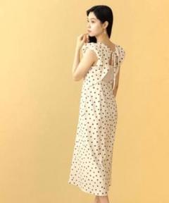 JILL BY JILLSTUART ジルバイ ブラッシュポルカドットワンピース
