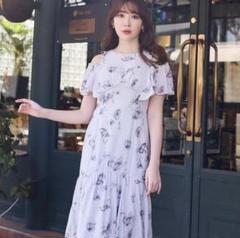 Herlipto ハリプ Laminak Floral Dress ワンビース