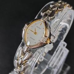 超希少　SEIKO　エクセリーヌ　1Pダイヤ　新品電池交換済み 電池交換済】セイコー エクセリーヌ 1Pダイヤ 2E20-5180