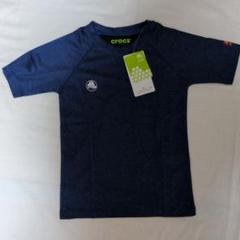 【新品】crocs ネイビー半袖Tシャツ サイズ120