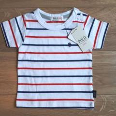 ポロベビー ボーダーTシャツ 80