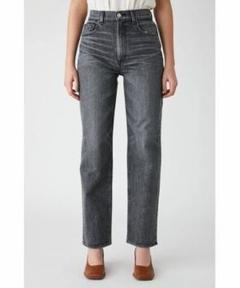 MOUSSY PLAIN JEANS BLK STRAIGHT デニムパンツ