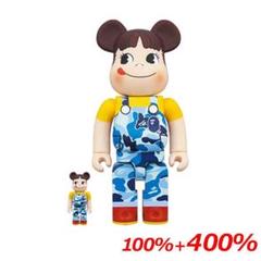 BE@RBRICK BAPE　ペコちゃん 100％ & 400％ ベアブリックのサムネイル
