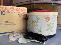 日用品 ナショナル 炊飯器 バラ柄 レトロ家電 未使用 レア 希少 昭和 レトロ 花柄 ナショナル National 炊飯器 電気ジャー