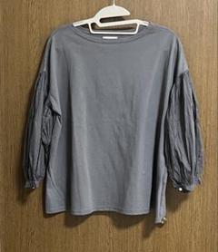 ☆新品☆ SO エスオー トップス 袖布帛切り替えプルオーバー 七分袖のサムネイル